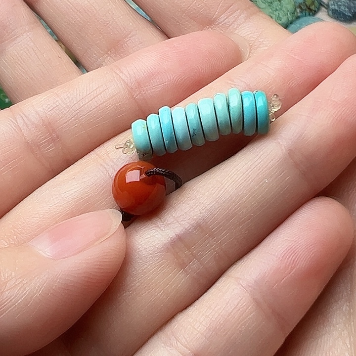 南红玛瑙未镶嵌颈饰