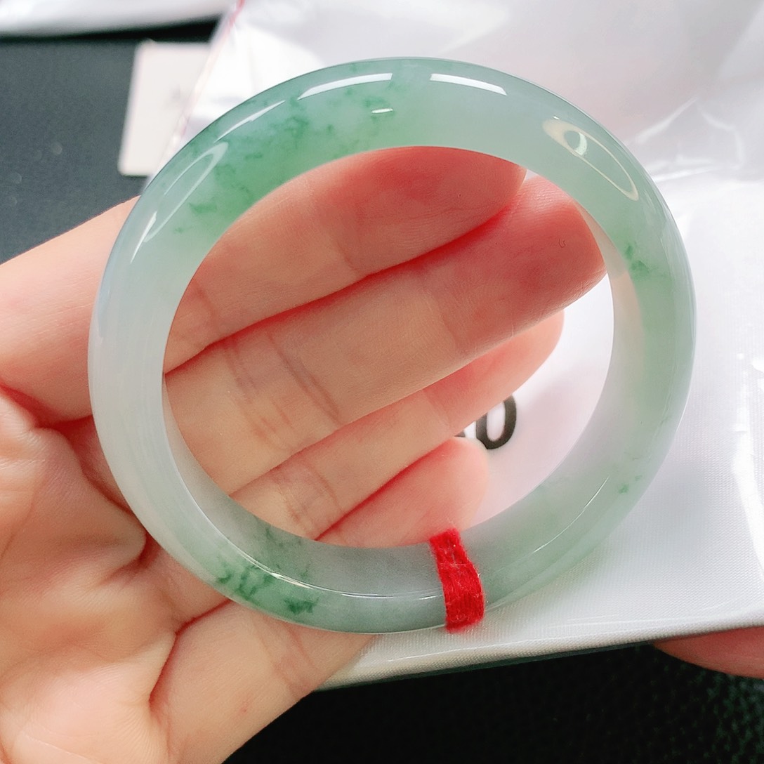 未镶嵌手镯翡翠52.8正