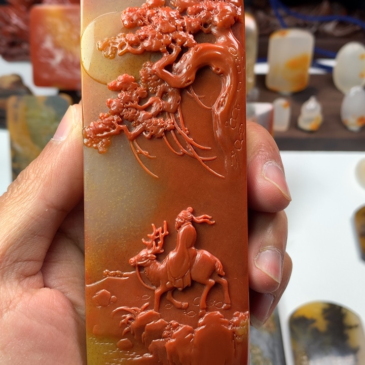 石英质玉（黄龙玉）手玩未镶嵌