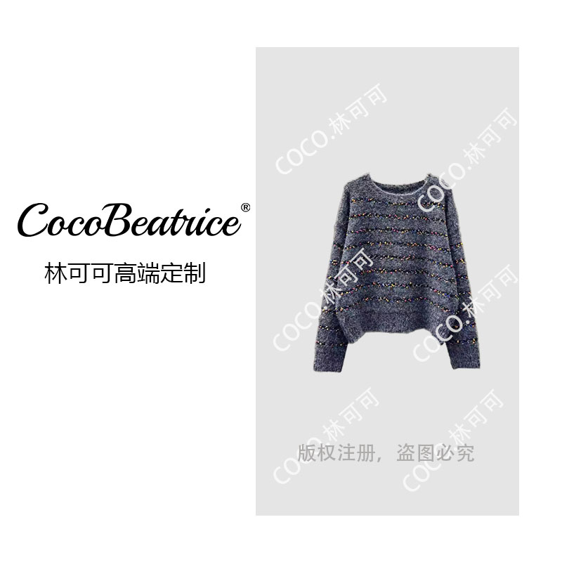 【COCO林可可】高级感轻奢休闲百搭上衣 81619-1