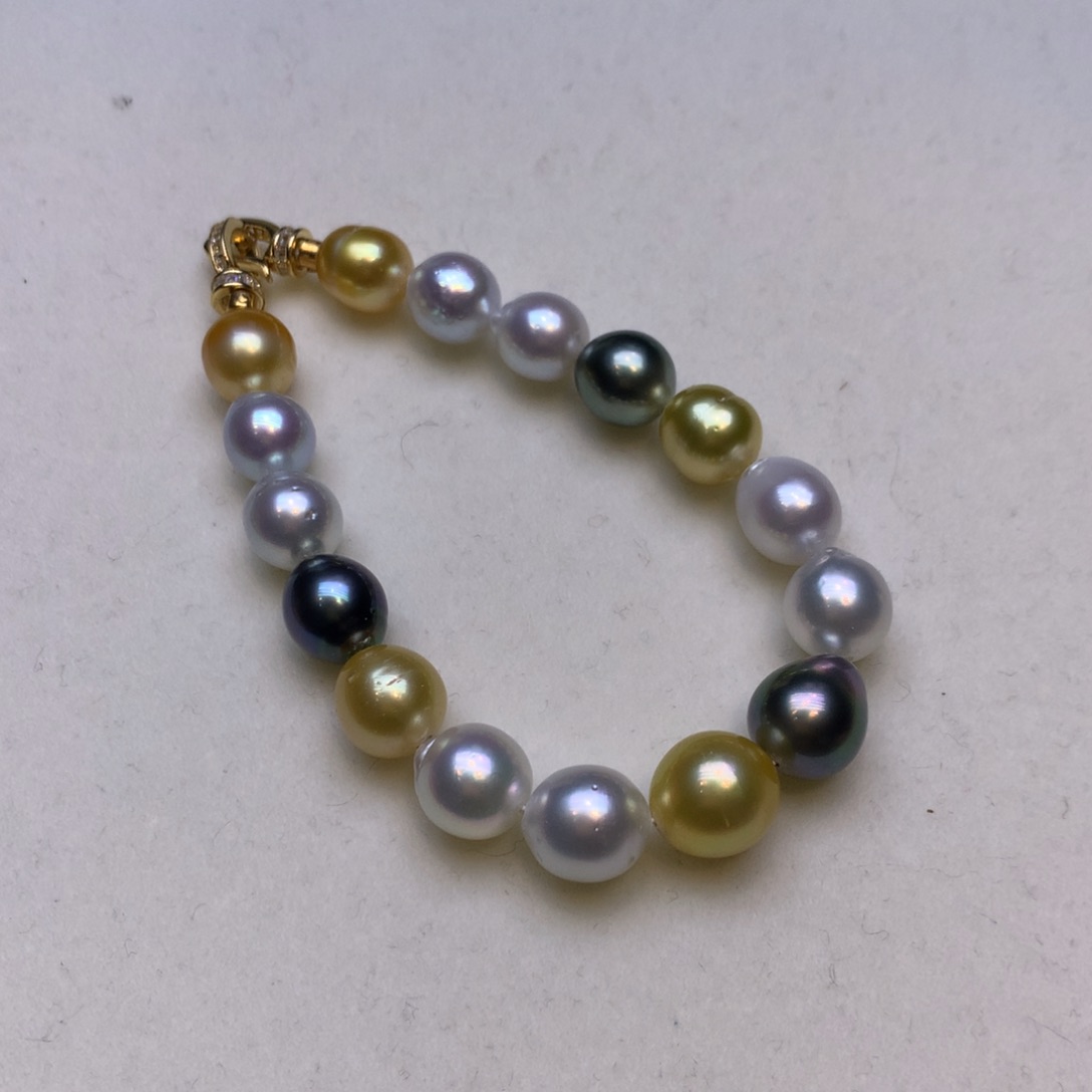 未镶嵌手链海水珍珠