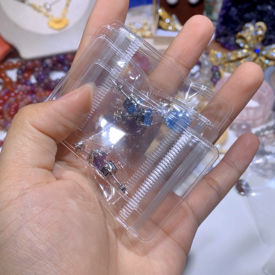 合成立方氧化锆非金属合金4个干枯玫瑰加蓝色