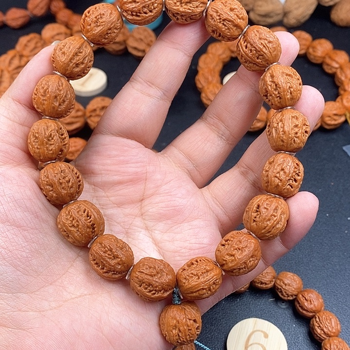 文玩核桃手串即*蚂蚁纹手持