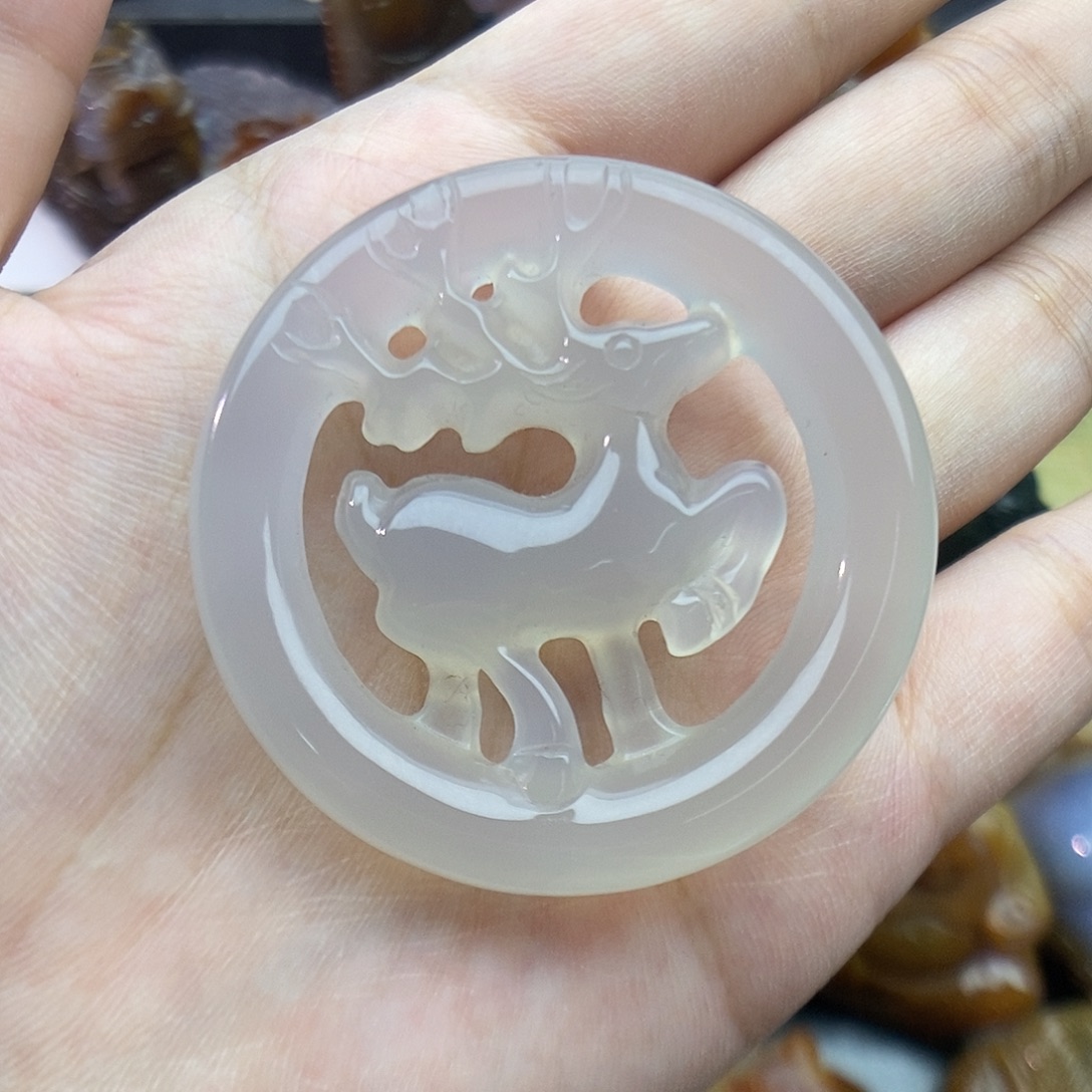 玛瑙/玉髓未镶嵌颈饰