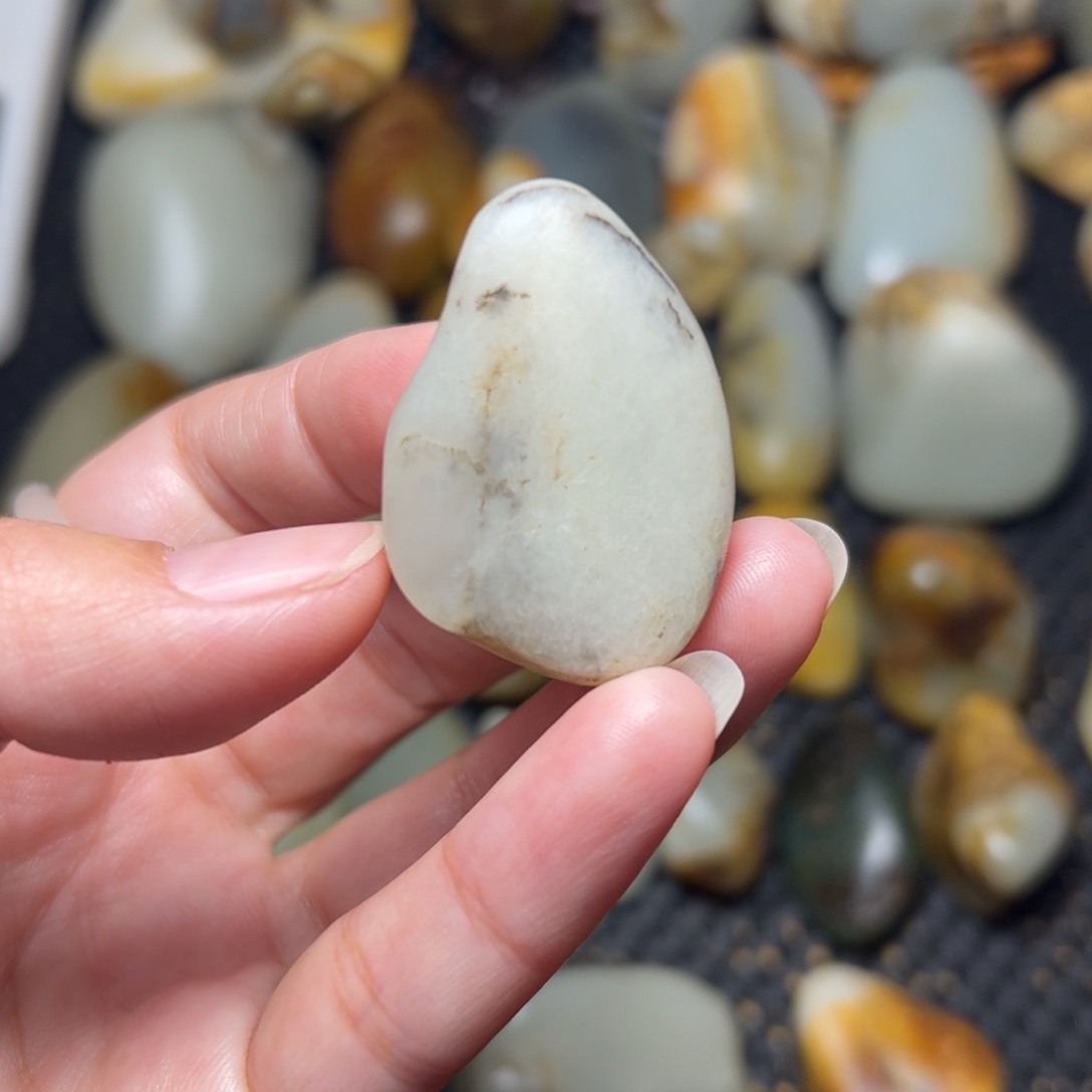 和田玉未镶嵌挂件3