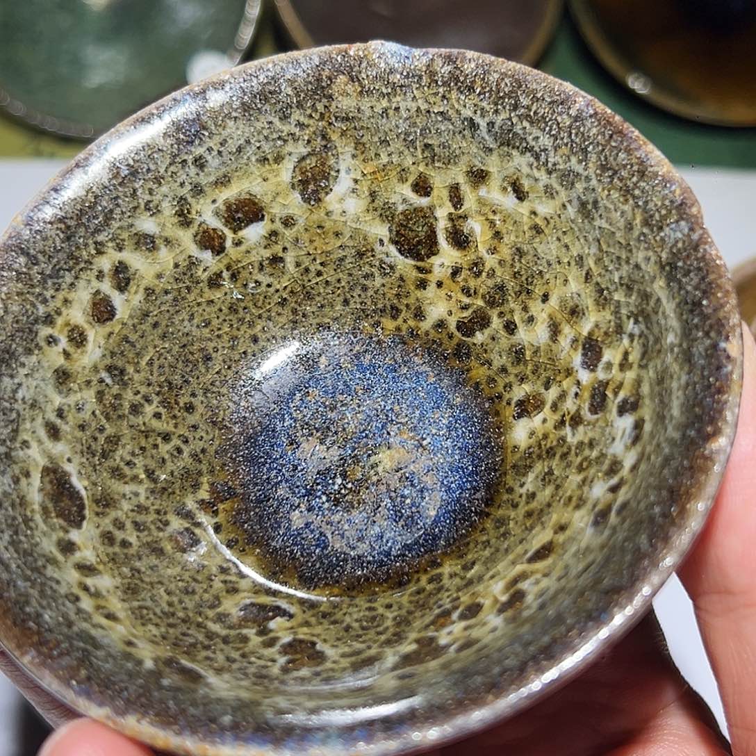 茶盏129泽贤窑行知行知建盏瑕