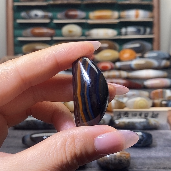 玛瑙/玉髓未镶嵌吊坠(不含链)