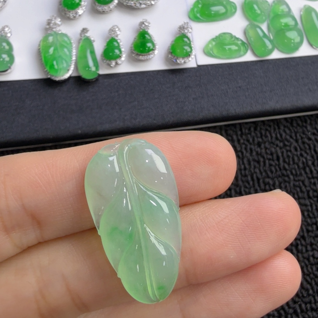 吊坠(不含链)未镶嵌翡翠?****?叶子