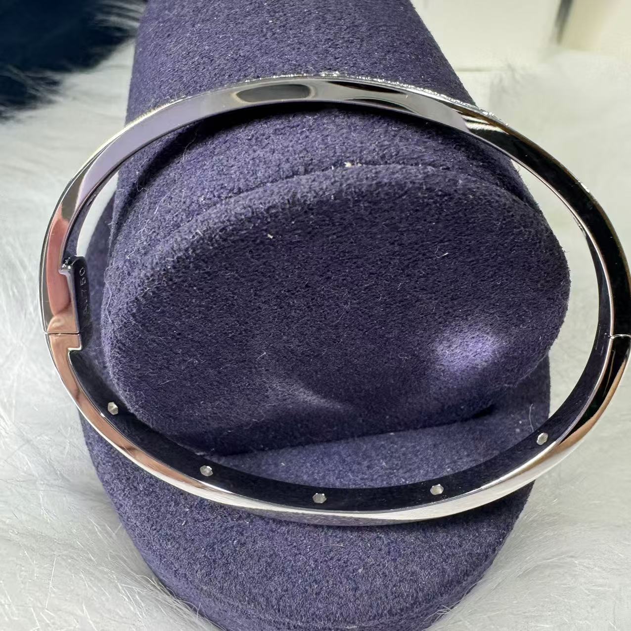 【不梵婚戒】带包装白色满天星满钻窄版手镯.A