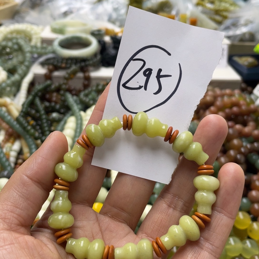 蛇纹石玉手链未镶嵌