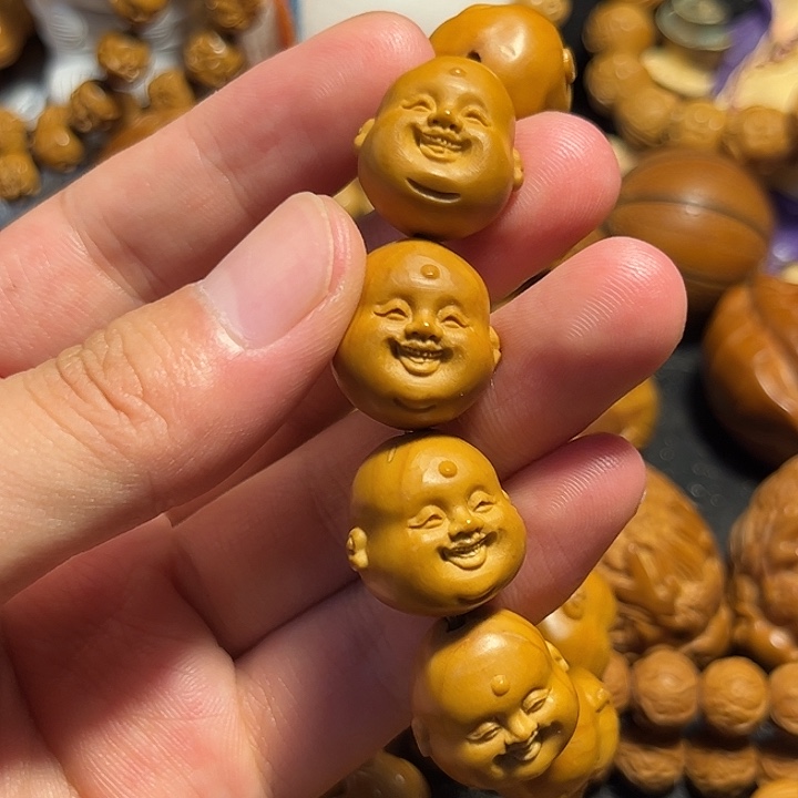 橄榄核手串/手链十分开心