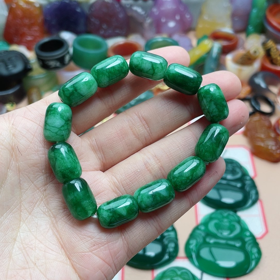 玛瑙/玉髓颈饰合金欧****?