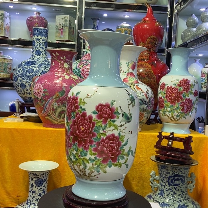 瓶景德镇陶瓷花瓶摆件