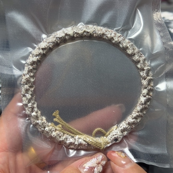 星月菩提手串蛇骨星月原白