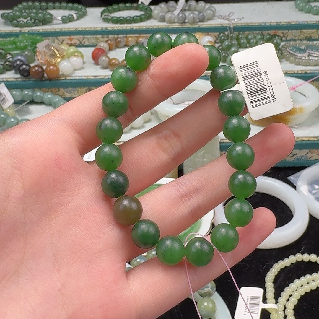和田玉手串未镶嵌