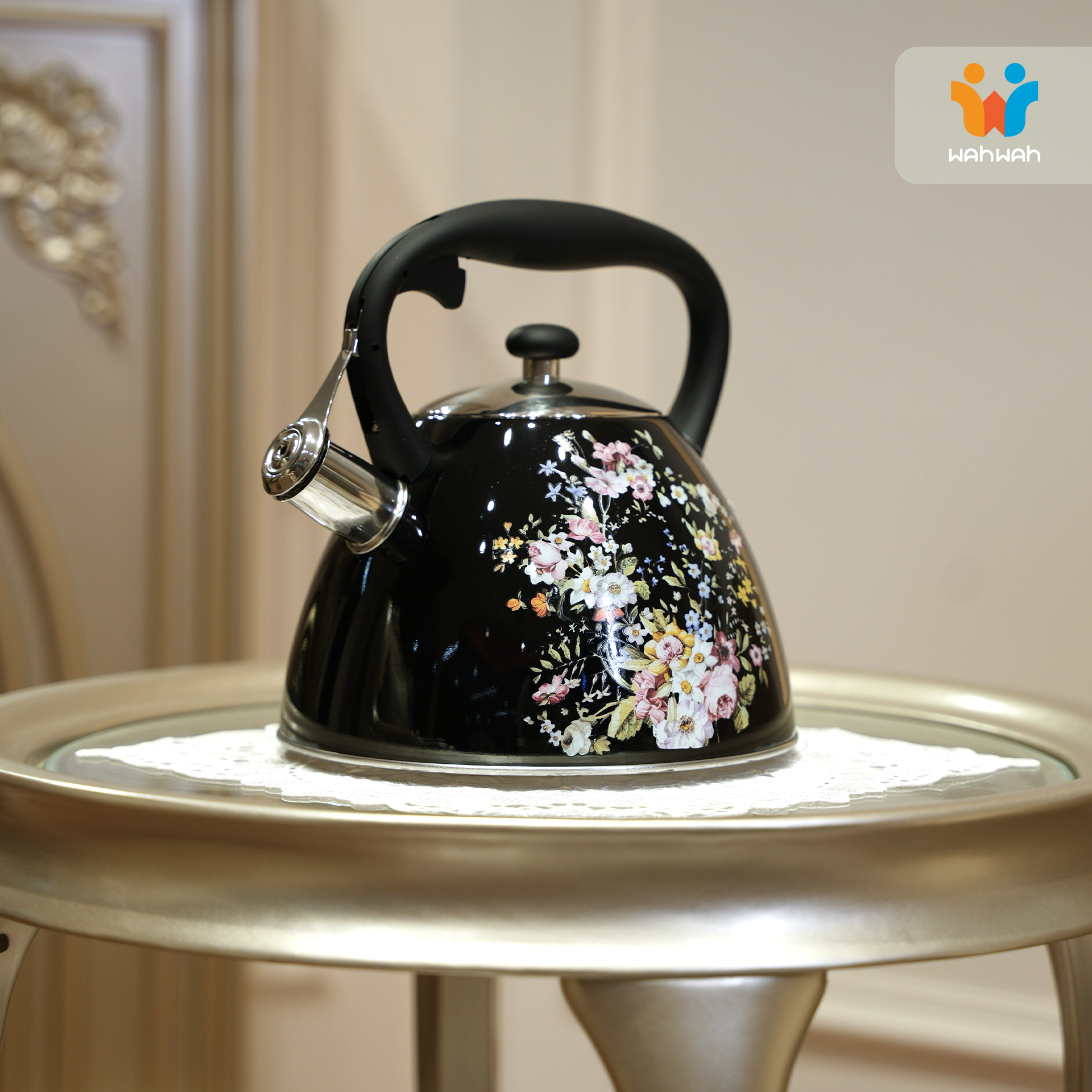 简约烧水壶3.0L彩色变色花燃气灶使用