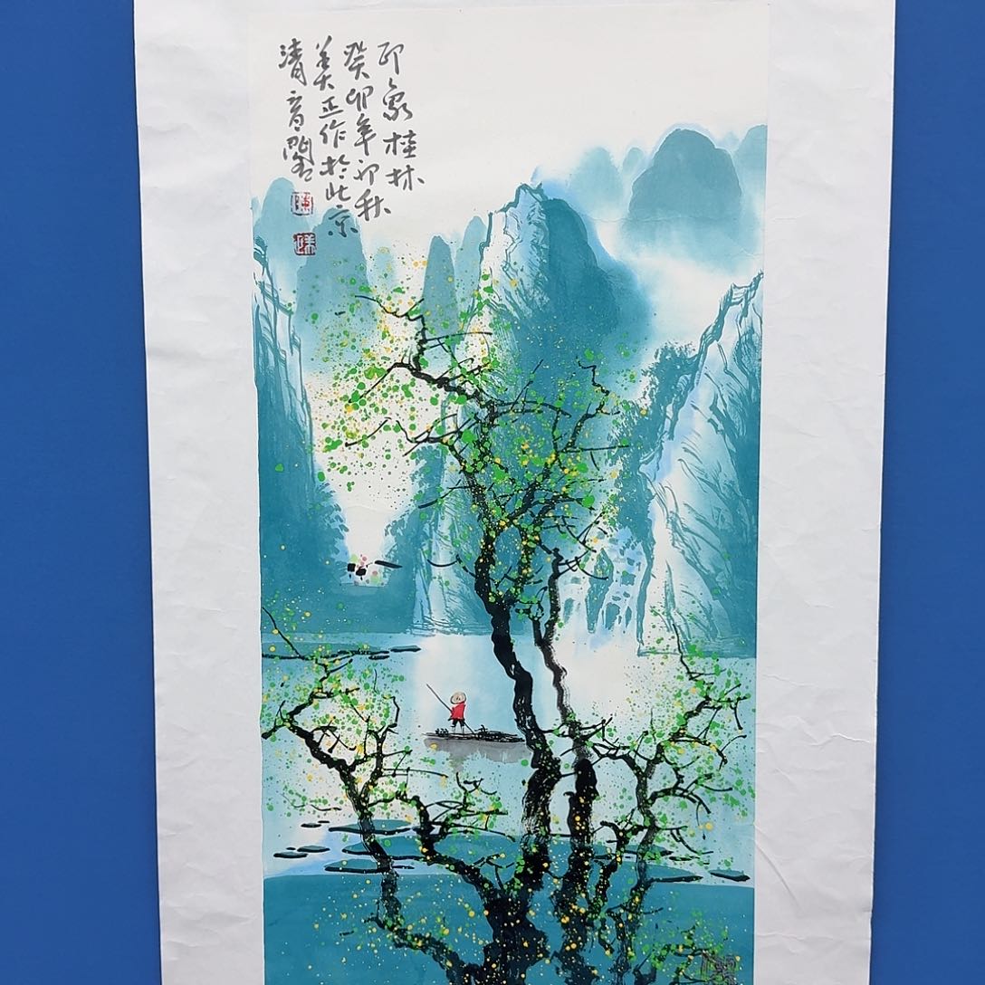 国画多次参加国内外大型