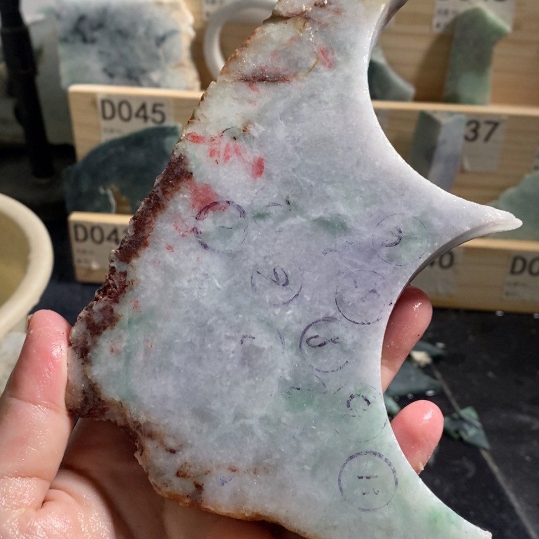 颈饰未镶嵌翡翠小****n天然翡翠