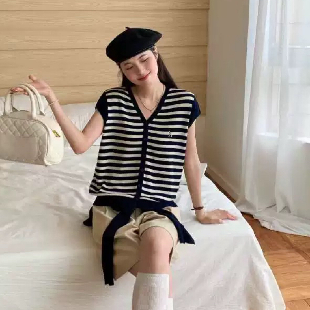 两件套V领宽松型厚款常规款防晒针织薄款毛针织衫秋季