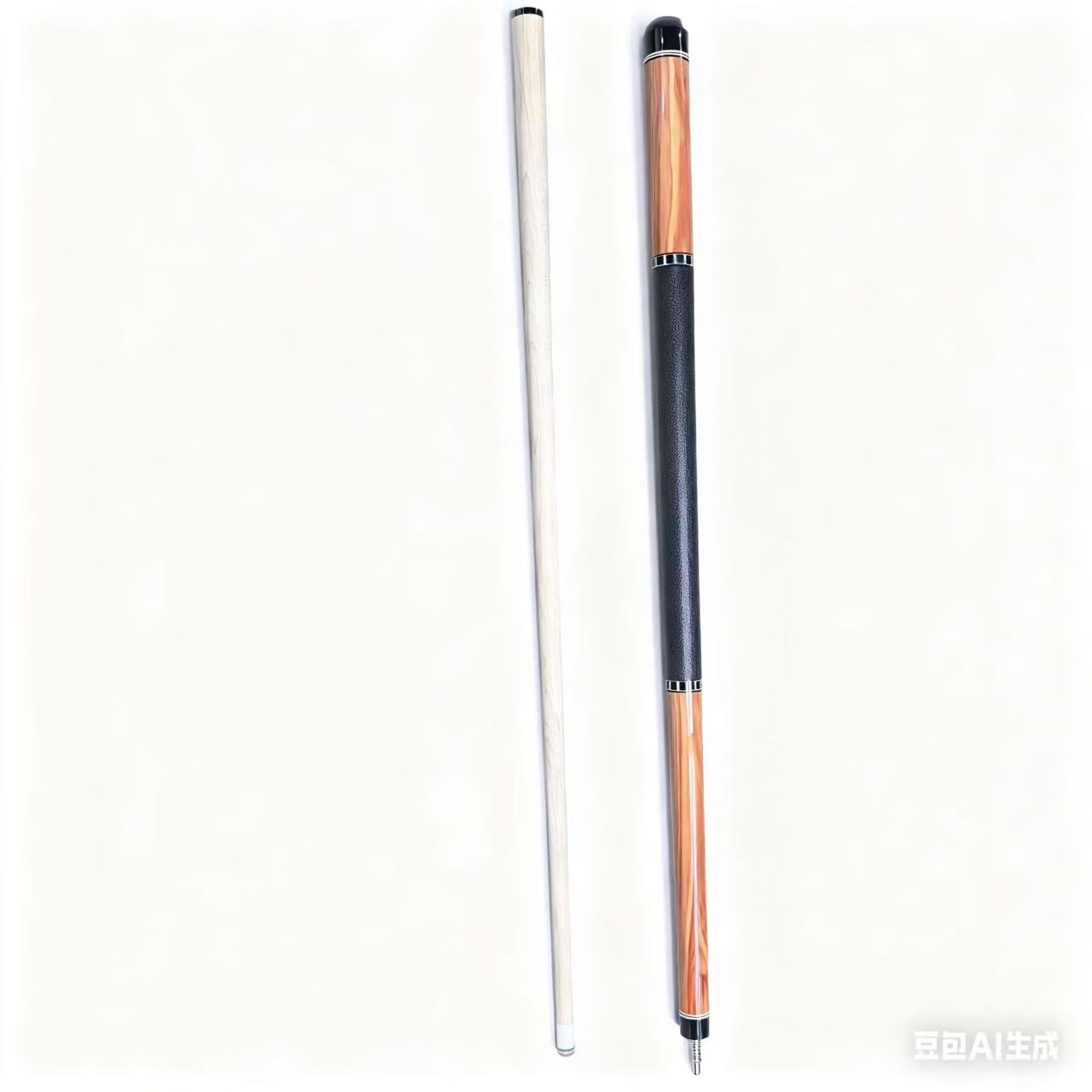 【塔里克 郁金香】台球杆桌球杆大头杆中式分体球杆