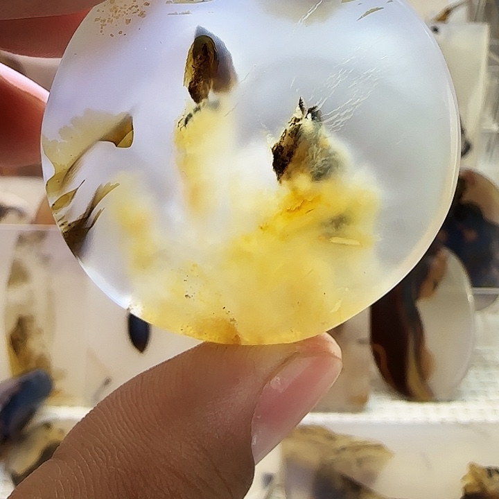 鹿***鸣玛瑙/玉髓未镶嵌珠宝奇石