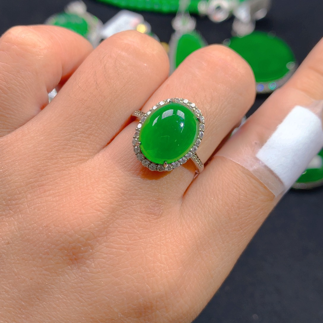 翡翠颈饰银S925镶嵌111111111