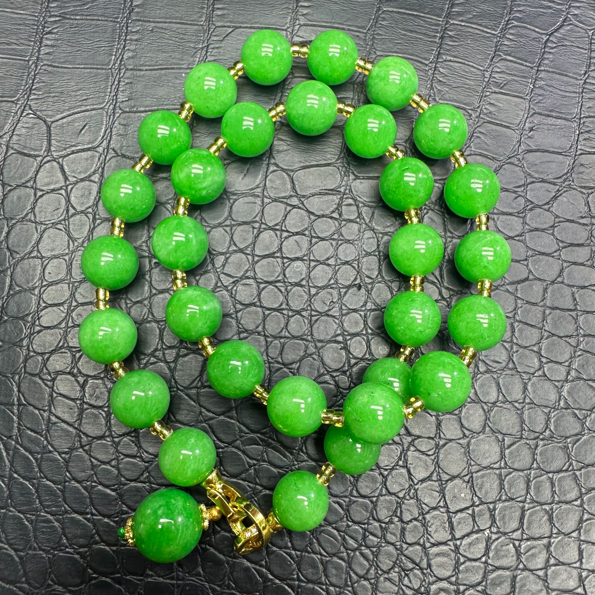 阳绿满天星项链H449