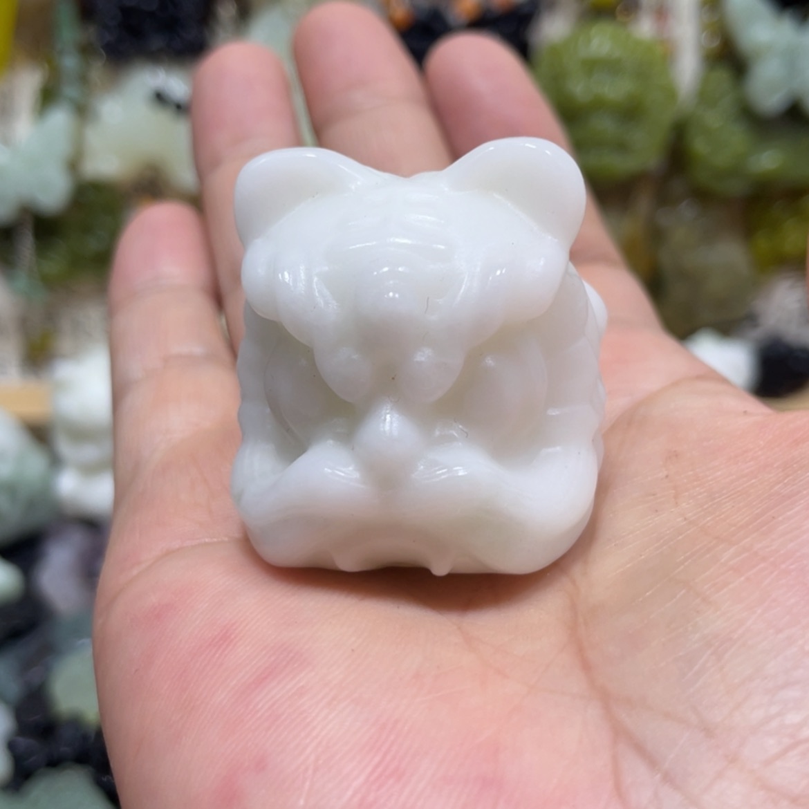 【闪购商品】岫玉颈饰未镶嵌46手把