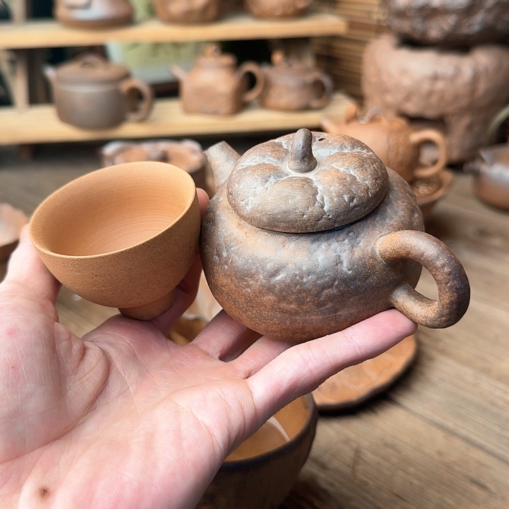 原矿老岩泥茶器系列