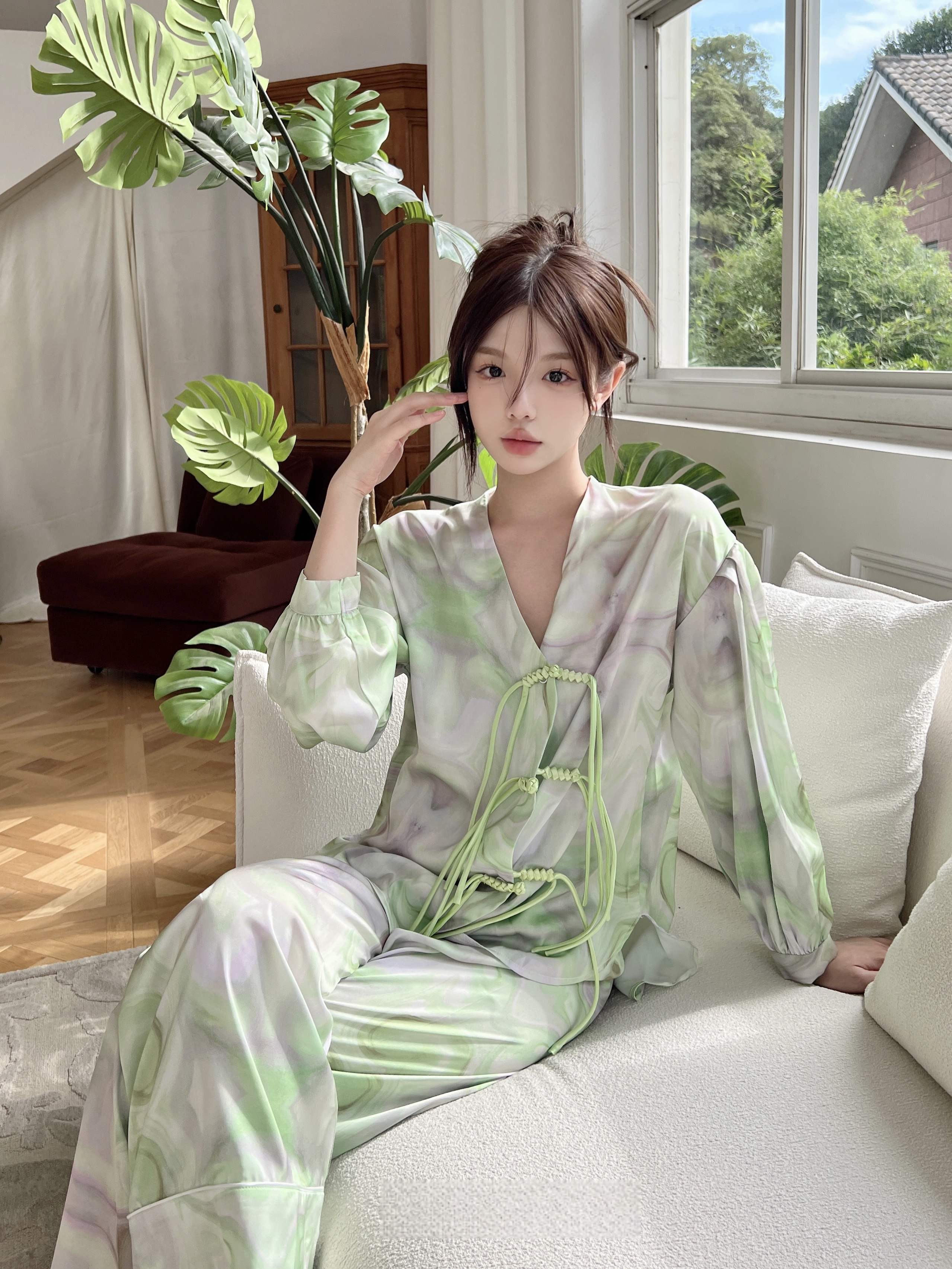 【绿野仙踪】时尚休闲女轻奢青年成人睡衣粉色家居服甜美P169