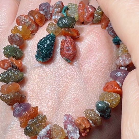 玛瑙/玉髓手链合金?****?