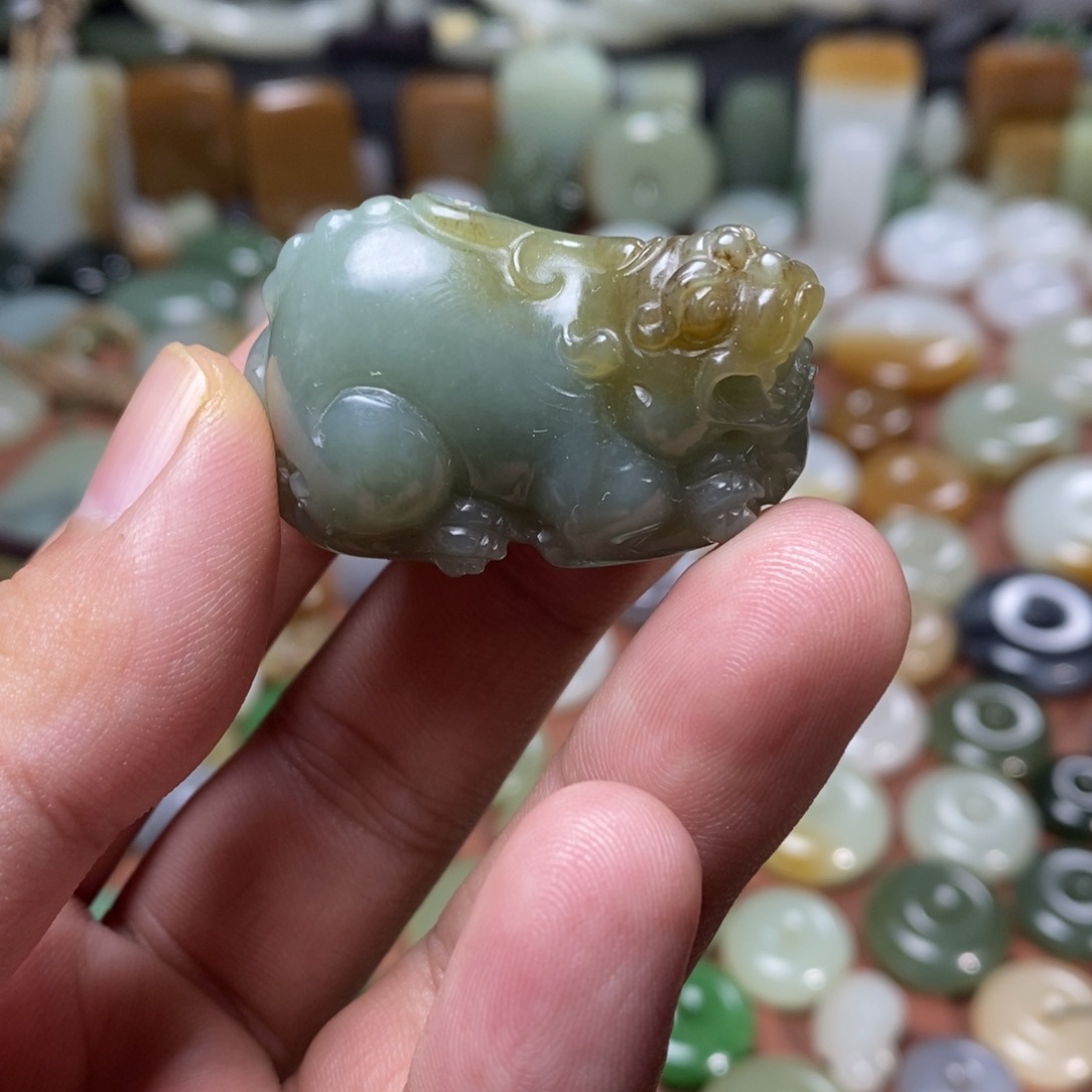 和田玉吊坠(不含链)未镶嵌