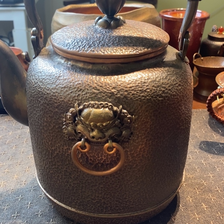 紫铜2.4升麒麟烧水壶冲之雅器