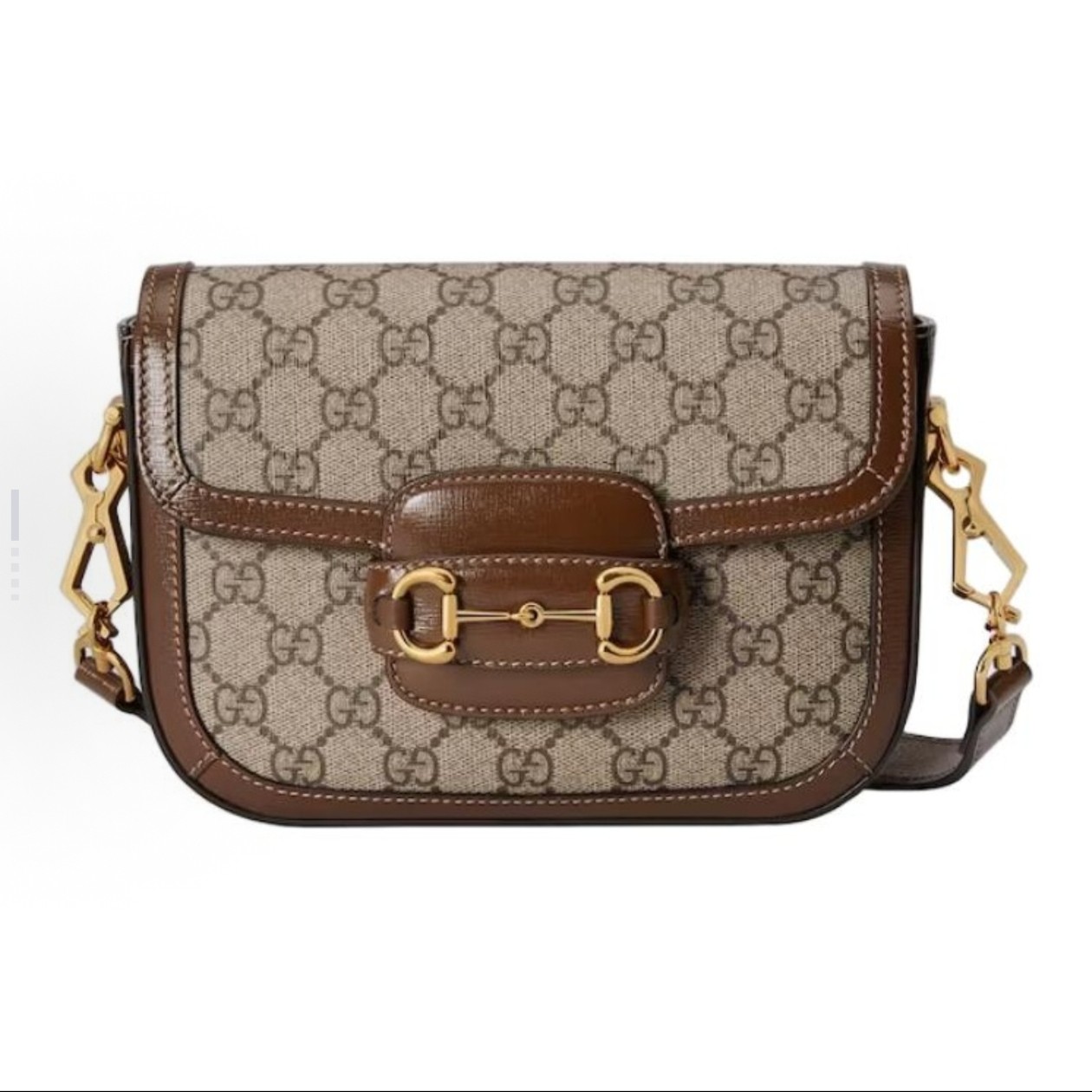 99新 GUCCI/古驰 闲置新古驰1955马鞍包mini 双肩带单肩斜挎包