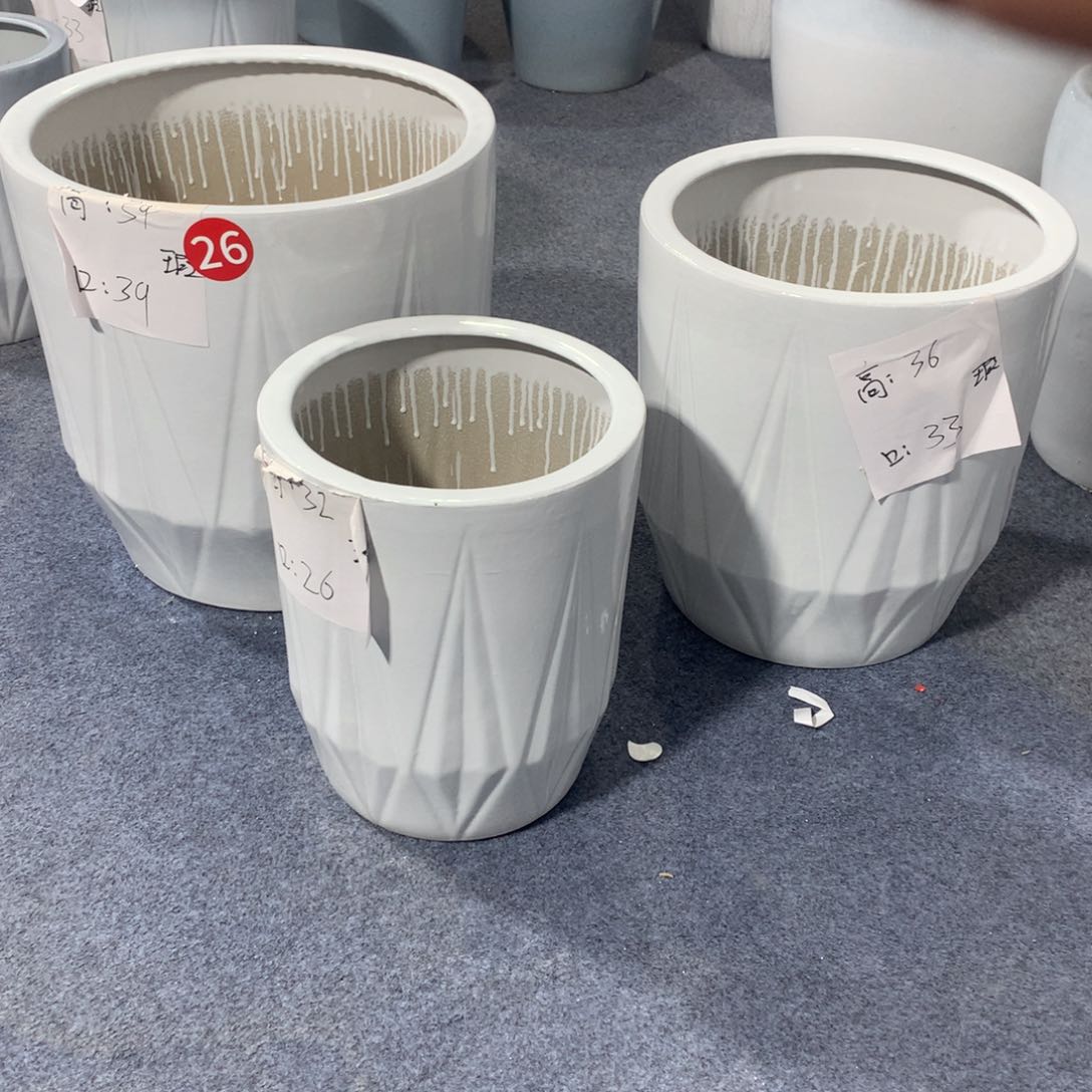 高温陶瓷花盆微瑕