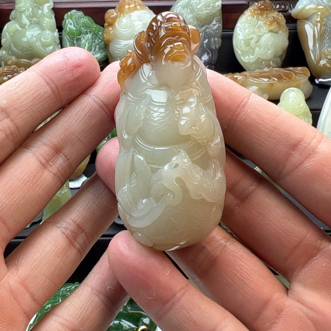 和田玉挂件未镶嵌