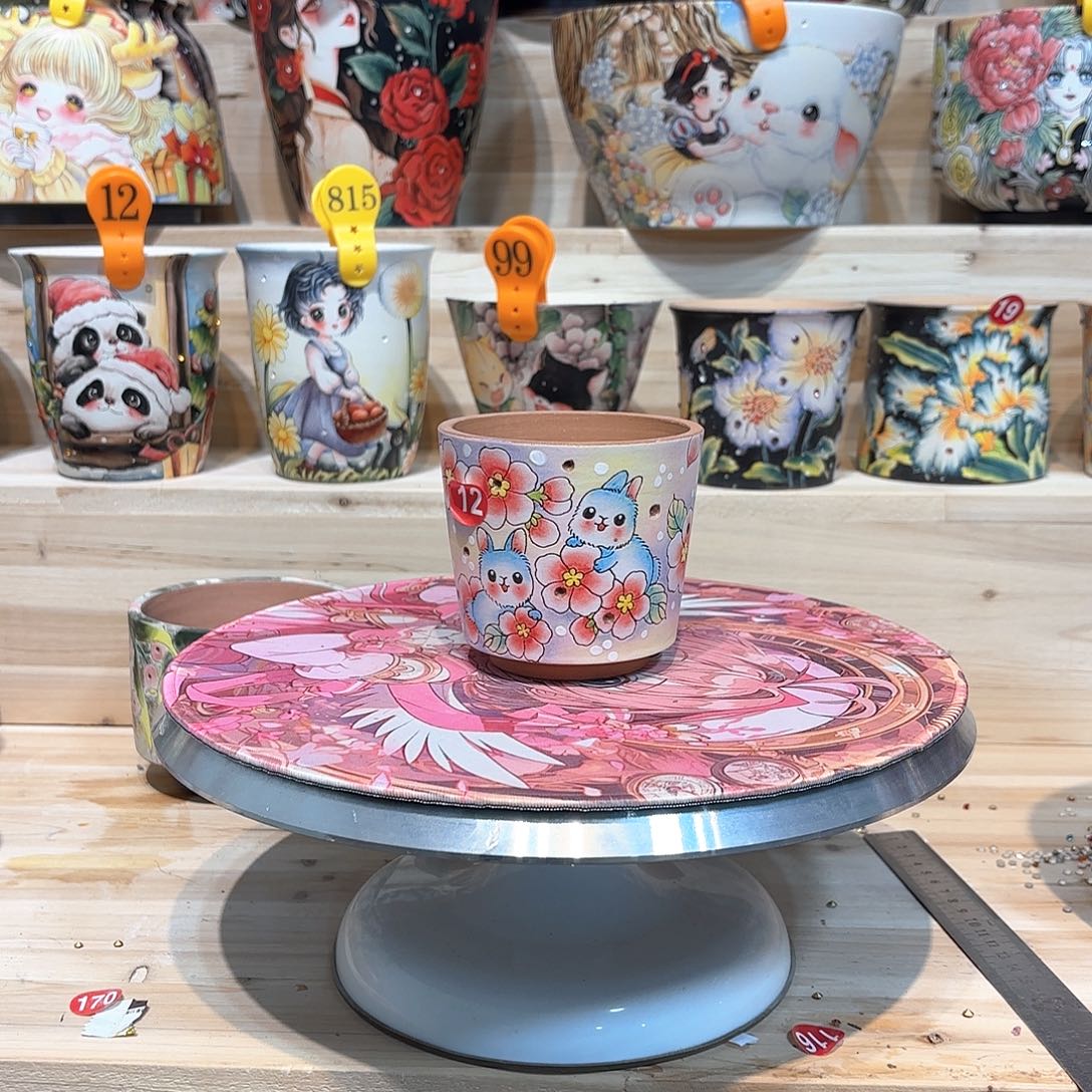 紫砂花盆手工花盆默认微瑕8/9