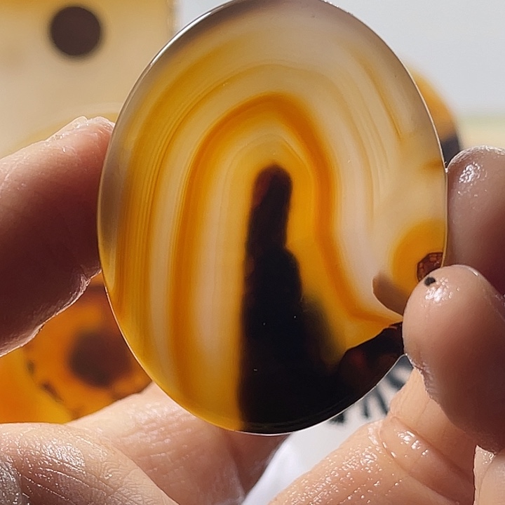 玛瑙/玉髓未镶嵌吊坠(不含链)