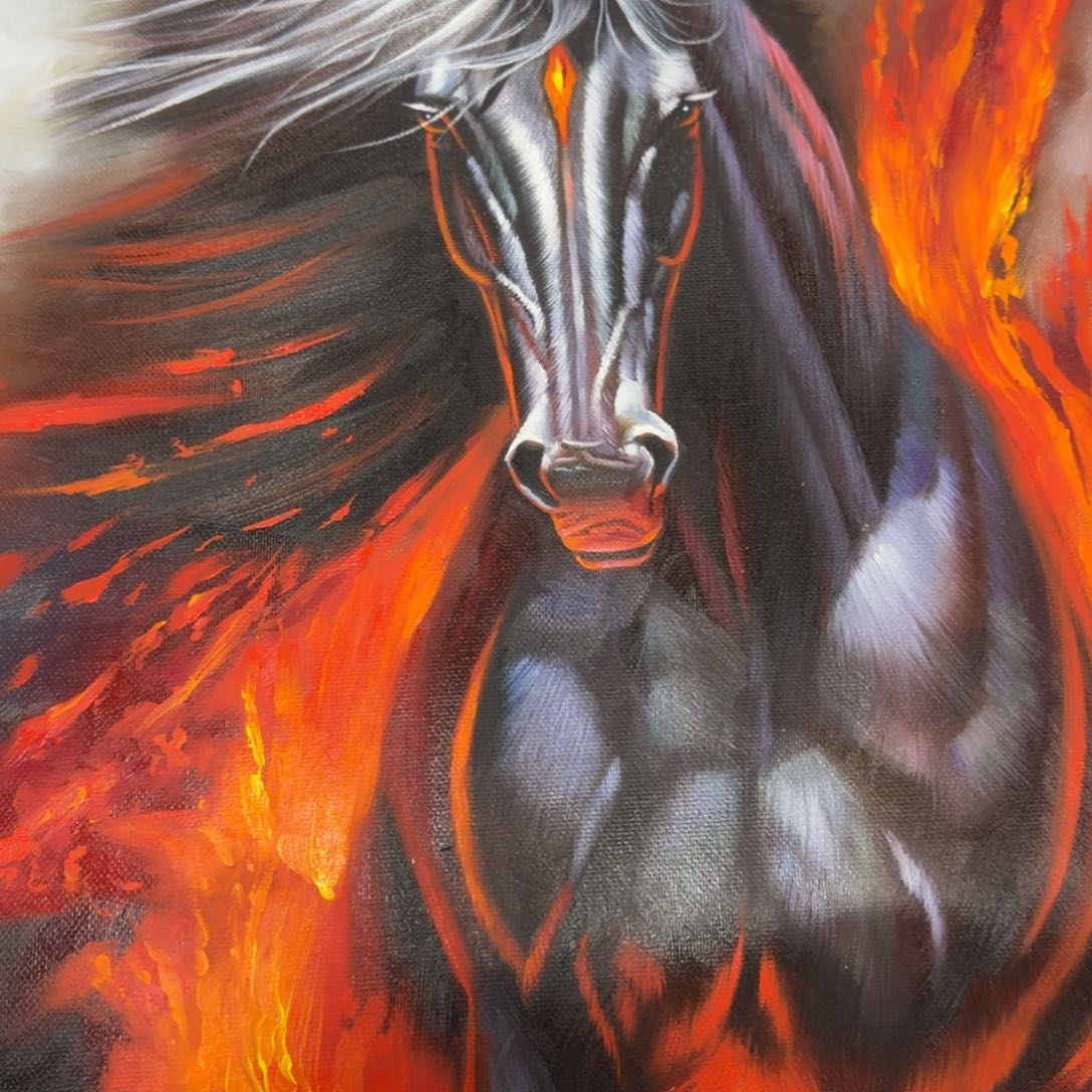 油画我的小伙伴都在