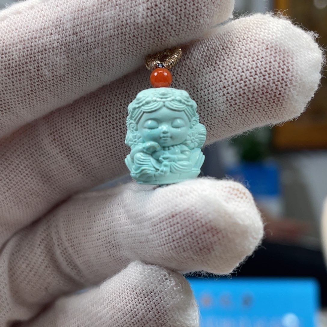 未镶嵌绿松石挂件