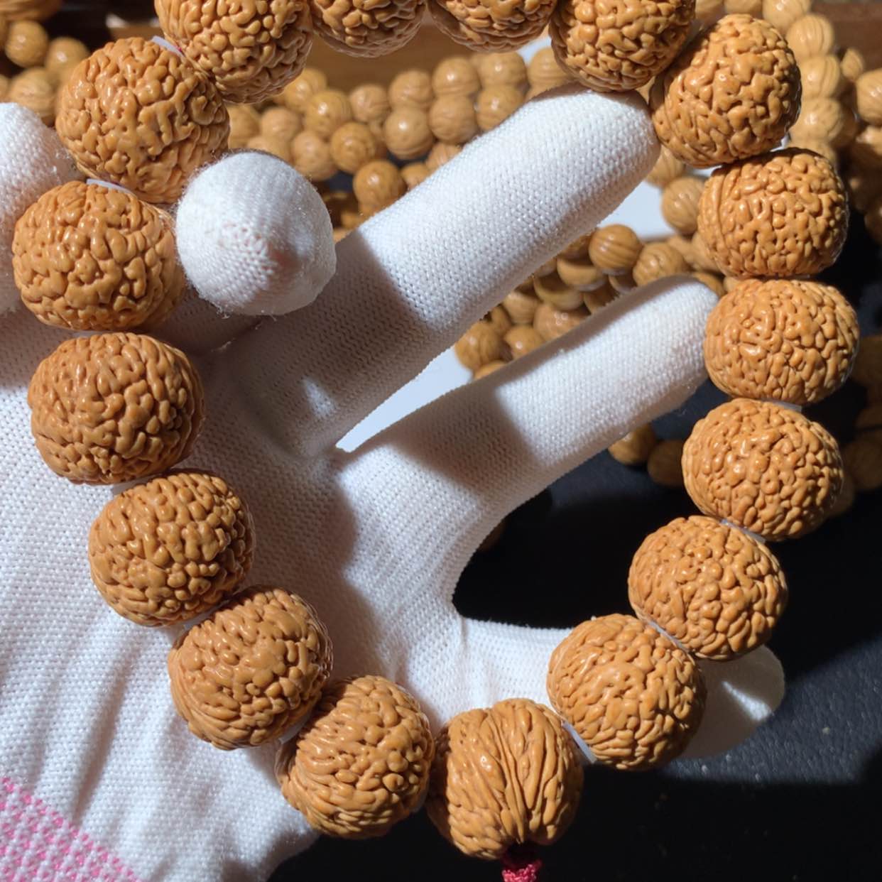 【闪购商品】桃核手串〃****野凤19尺寸桃核