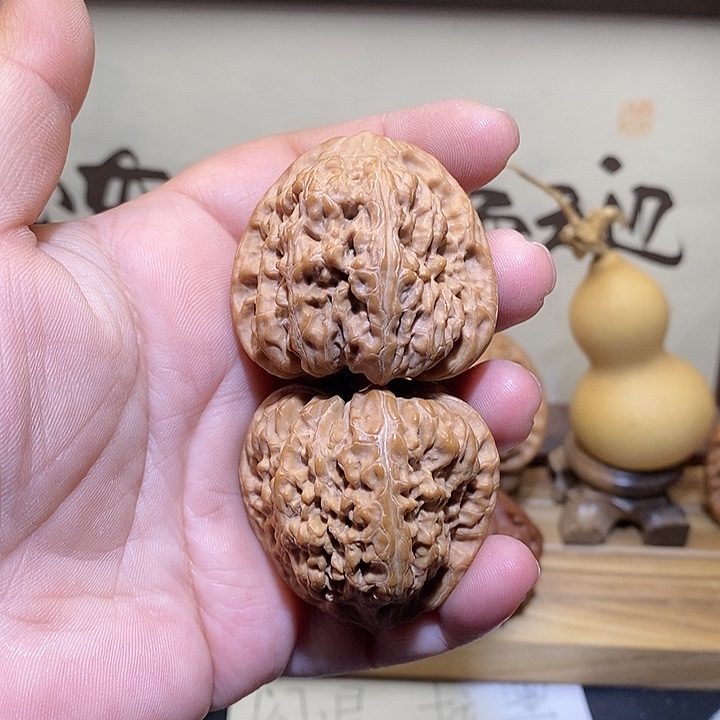 文玩核桃把件用****439一代金蟾凹底