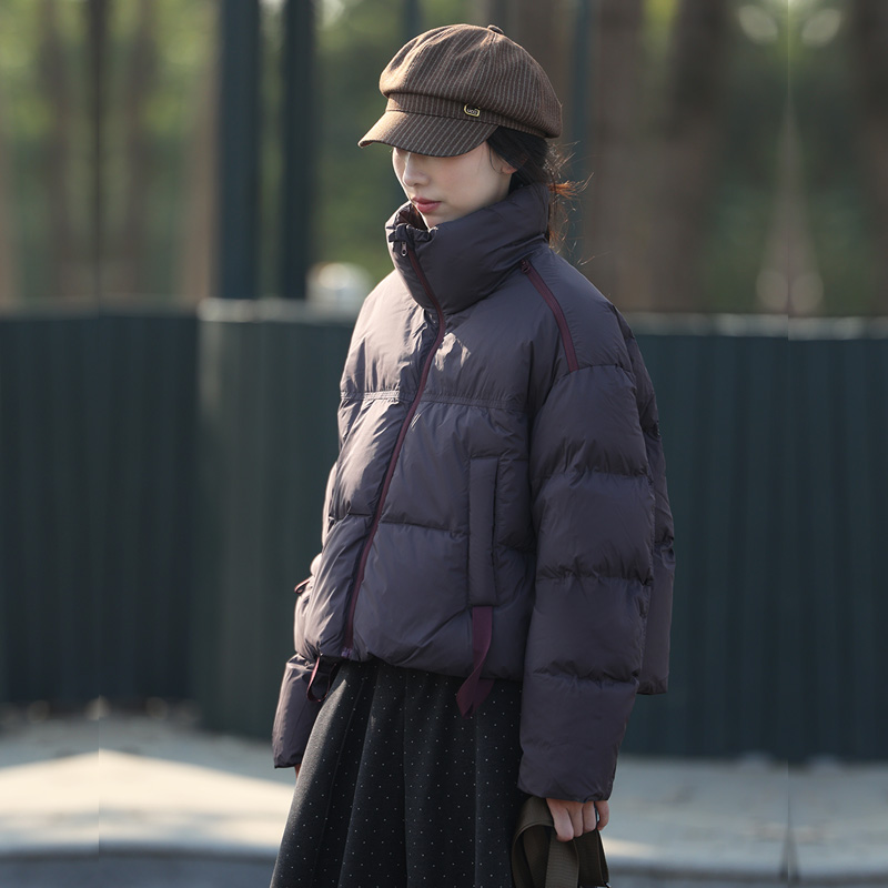 短款小个子90白鸭绒羽绒服女加厚保暖外套高端潮版25年新款冬季