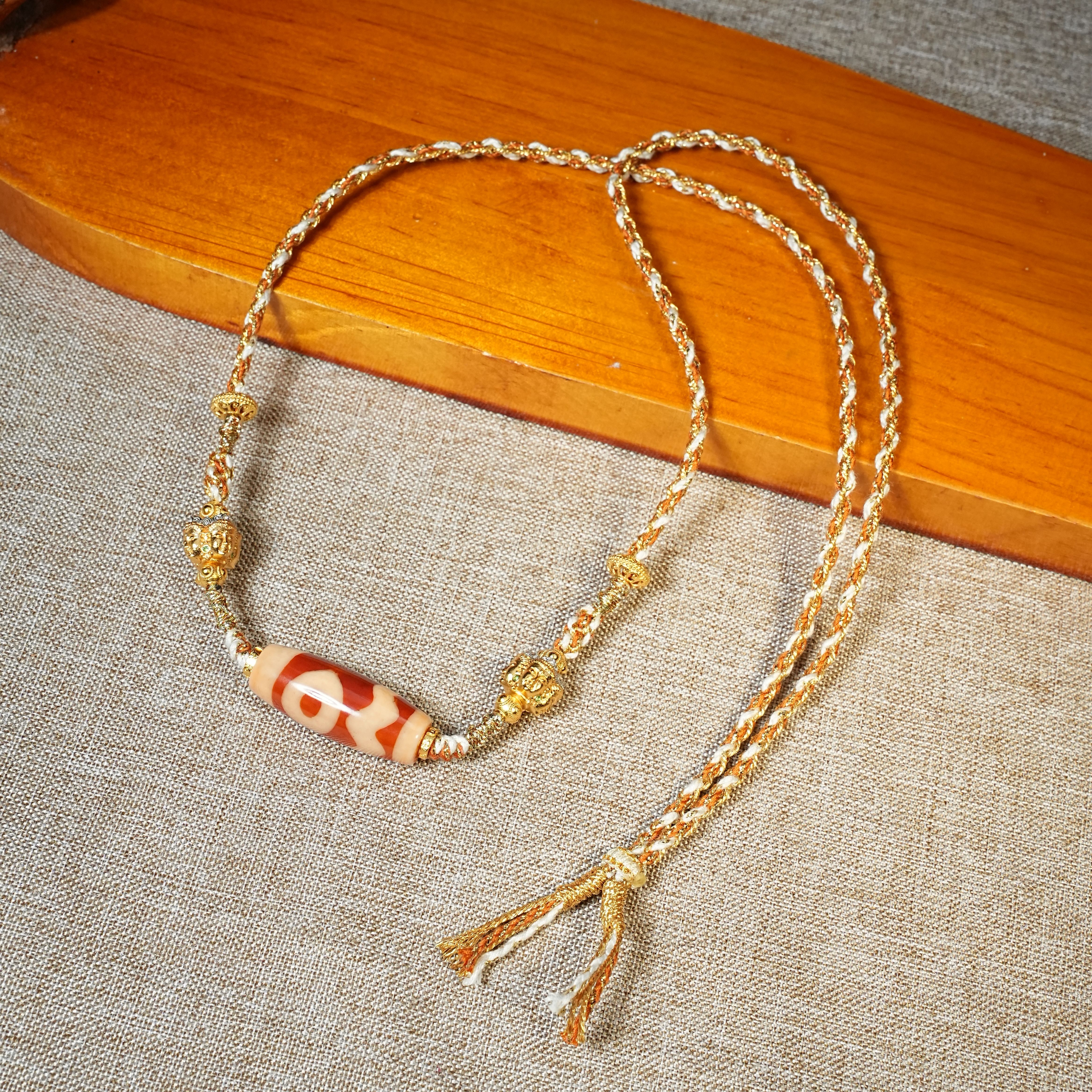 【观澜珠宝】多图腾玛瑙项链 复古民族风藏式吊坠 多样发其一 1365