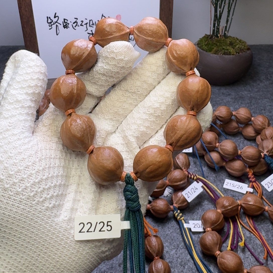 阿***峰橄榄核手串/手链22/25鲨鱼背