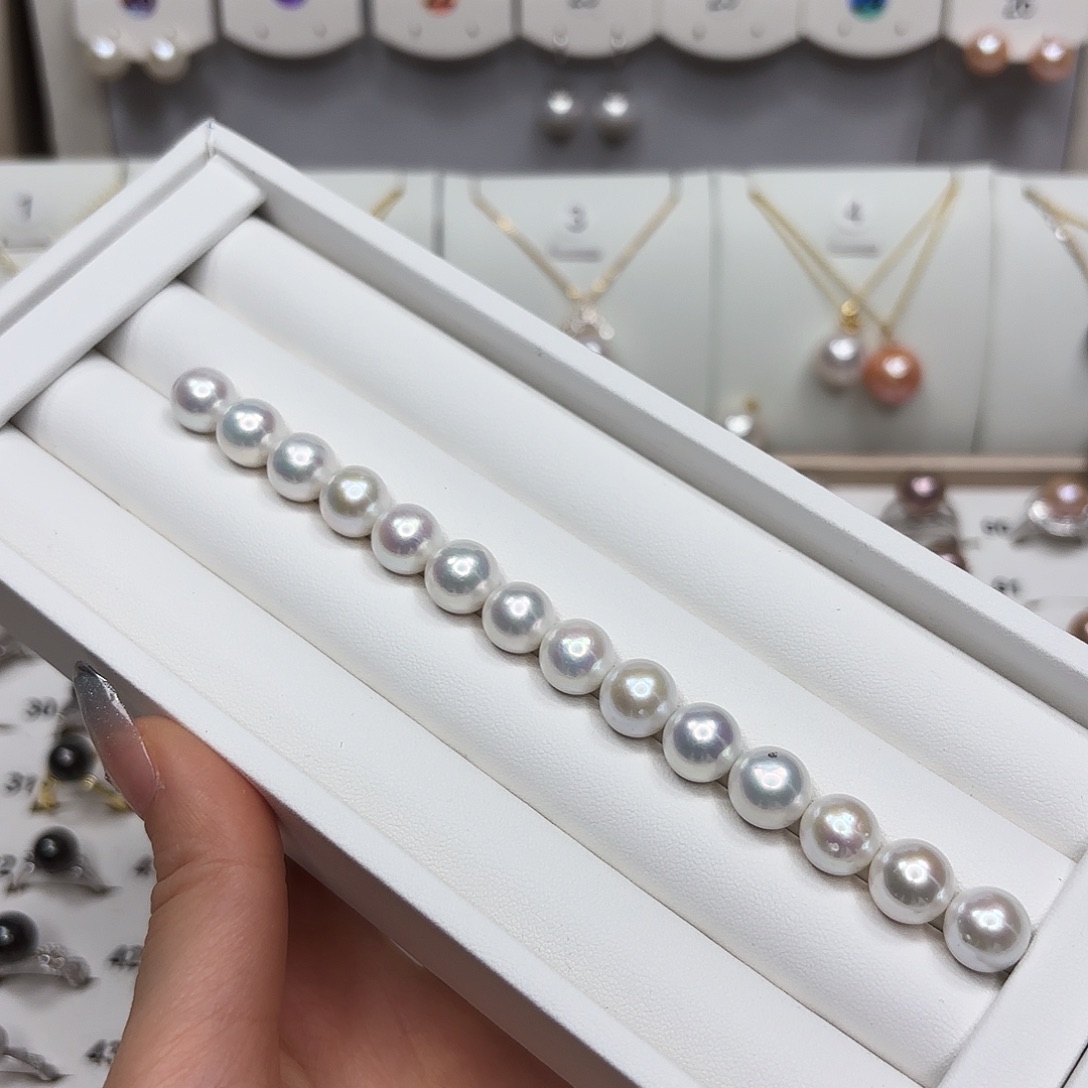 壮***猫淡水珍珠手绳银S925镶嵌