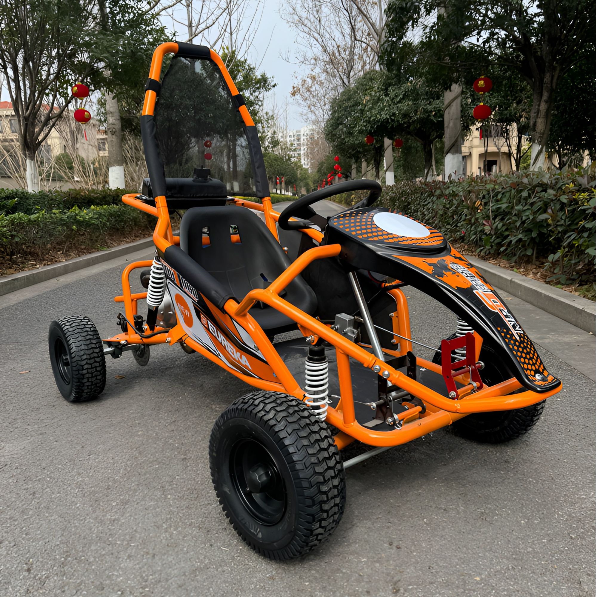槿致单人四轮越野卡丁车成人沙滩车电动全地形场地飘移车
