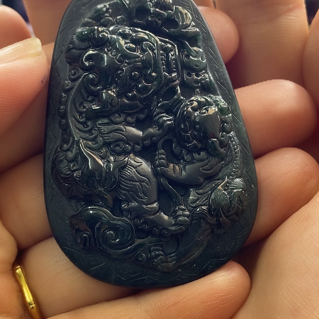 c***f翡翠未镶嵌颈饰c680