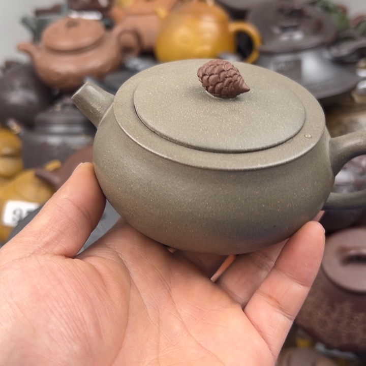 茶壶紫砂紫砂壶没有整口