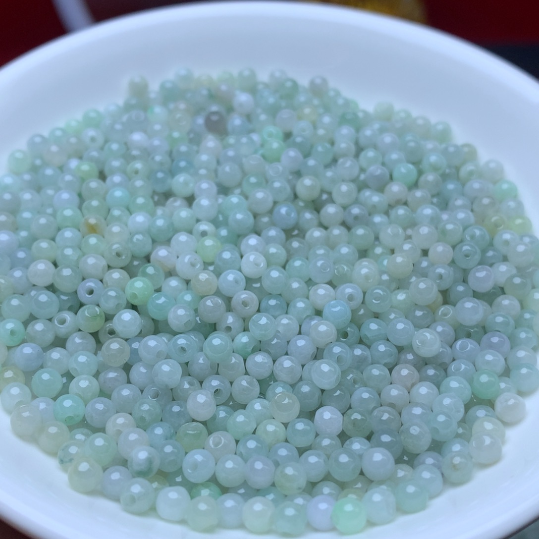 【闪购商品】翡翠手链未镶嵌卡3.5冰晴100个